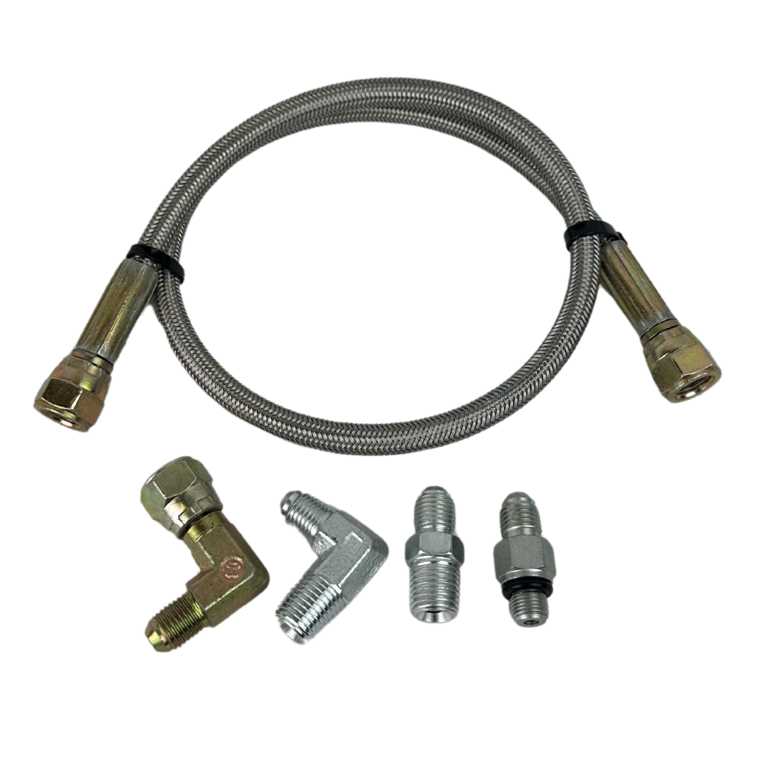 Braided Hose & Steel Air Fittings (Combination)