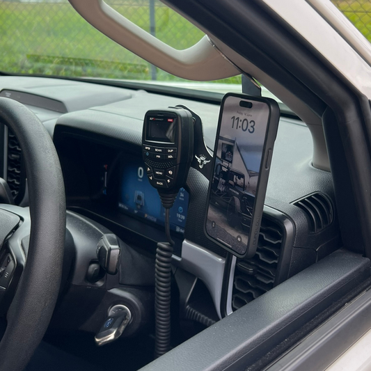 2022-2025 Volkswagen Amarok NF Phone and UHF Mount