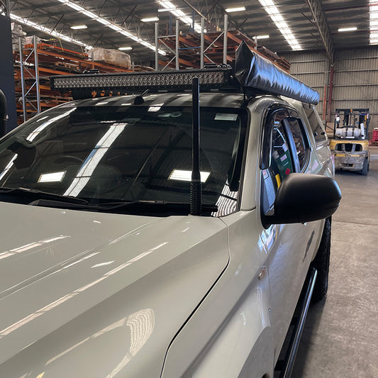 2019-2023 MR Triton Bonnet Hinge UHF Antenna Bracket