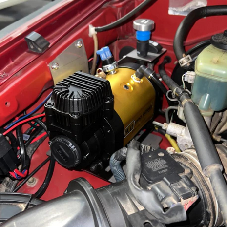 1997-2005 Toyota Hilux TJM Onboard Air Compressor Mount (Engine Bay)