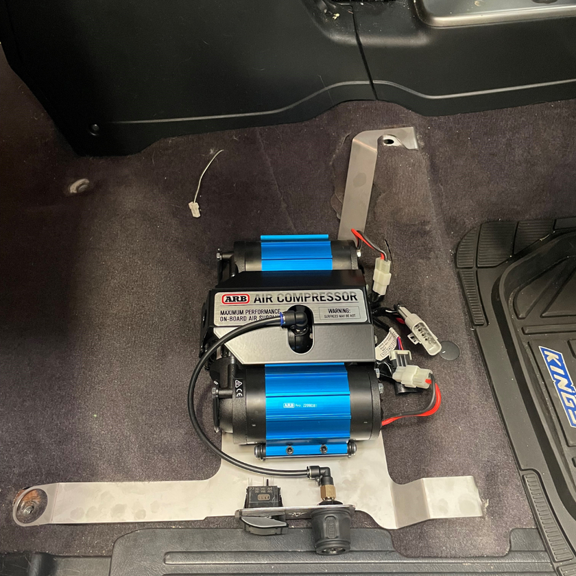 1997 2016 Nissan Patrol GU Onboard Air Compressor Mount Under Seat W 1997 2016 Nissan Patrol GU Onboard Air Compressor Mount Under Seat W