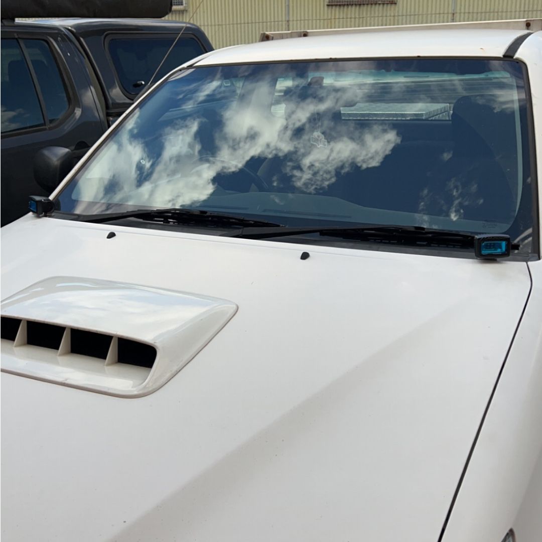 Toyota Hilux N70 Bonnet Hinge Ditch Light Bracket Pair