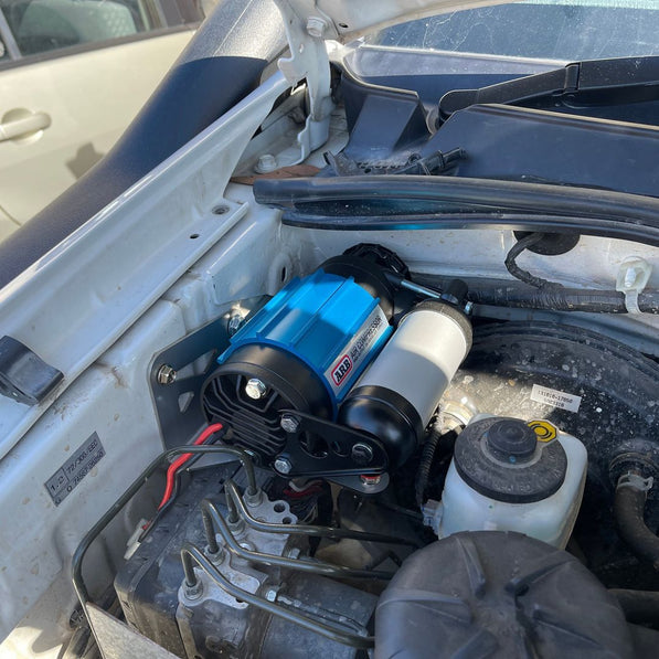 2005-2014 N70 Toyota Hilux Onboard Air Compressor Mount - Engine Bay