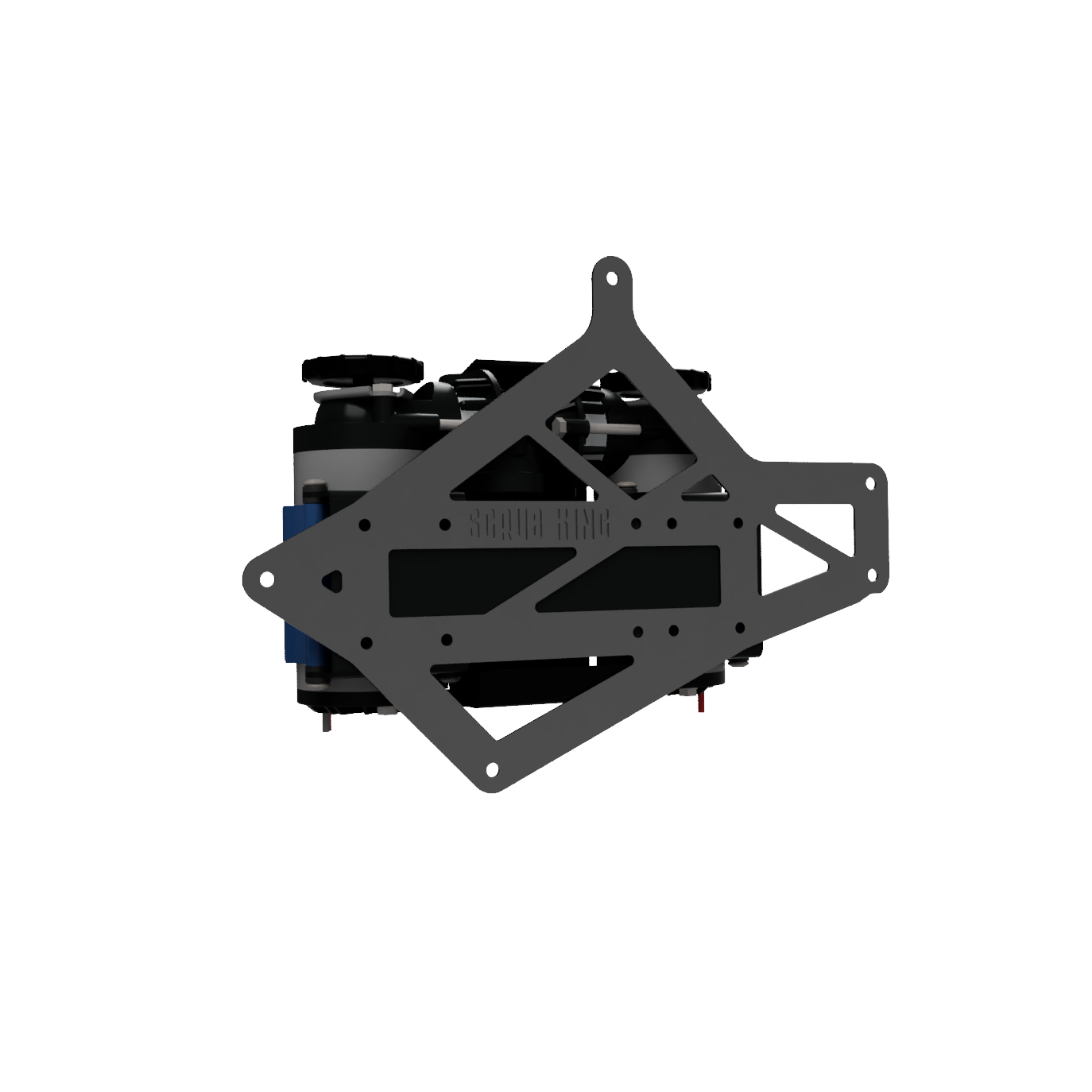 2005-2016 Nissan GU Patrol Y61 On Board Air Compressor Bracket Kit