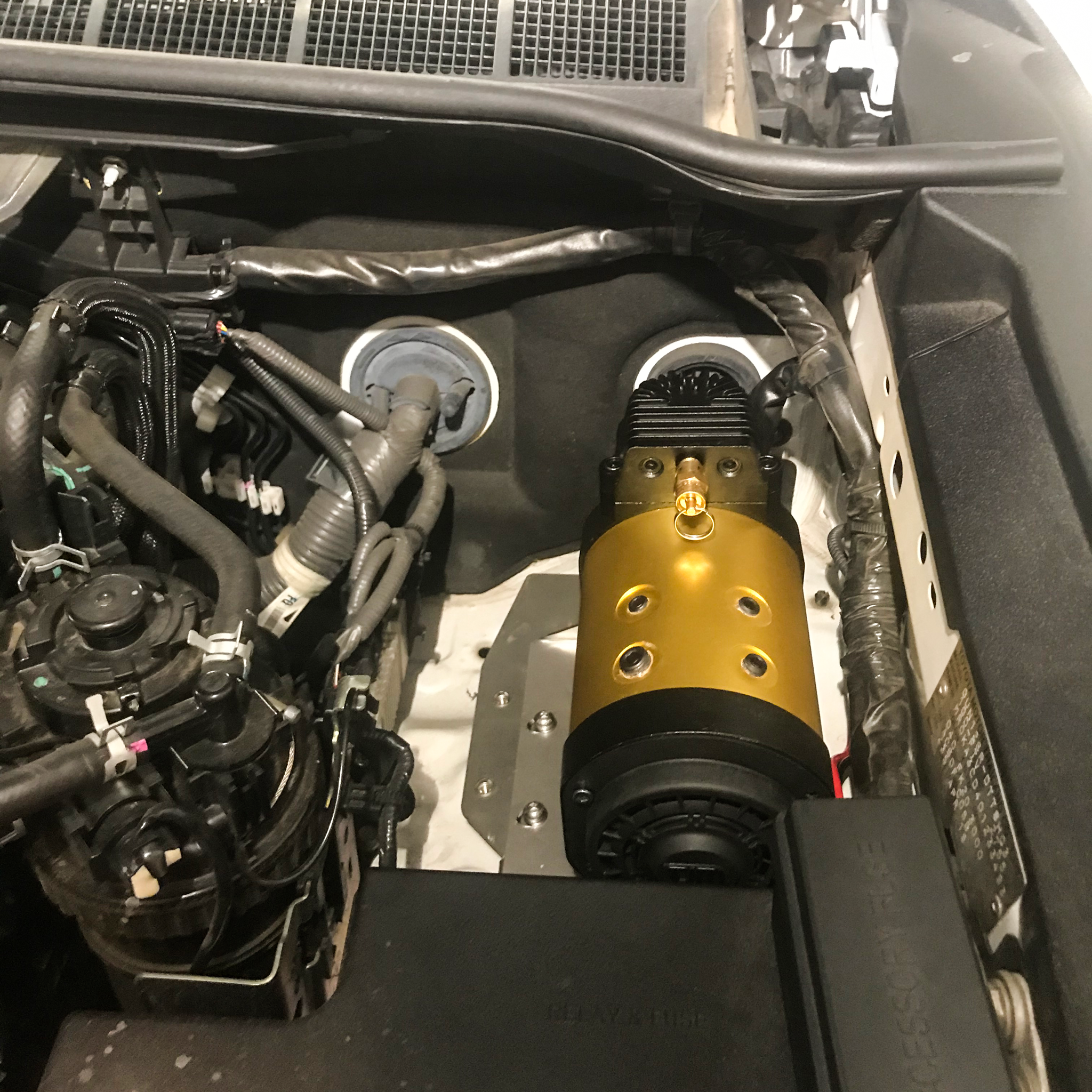 2015-2025 N80 Toyota Hilux TJM Onboard Air Compressor Mount (Engine Bay)