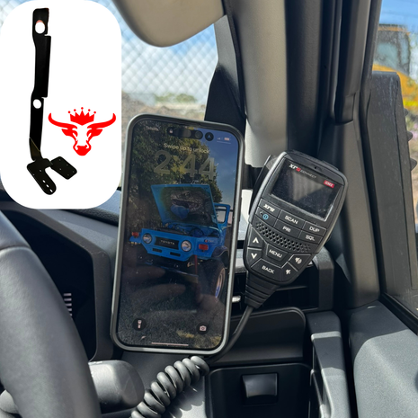 Toyota Hilux N90 Phone & UHF Mount
