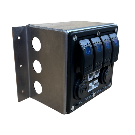 4 Way Illuminated Switch Panel with Accessories