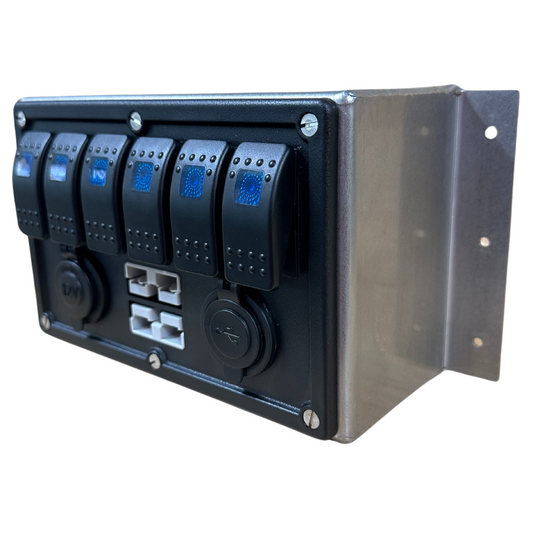 6 Way Illuminated Switch Panel with Accessories