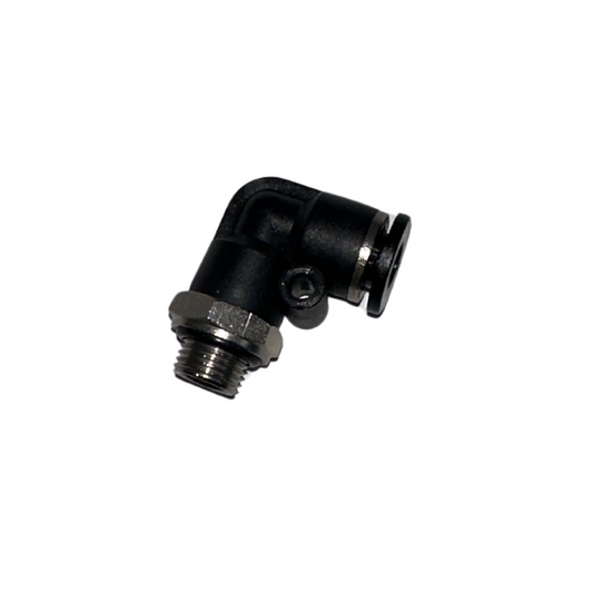 Outlet Elbow Fitting BSPT 1/8 - 6mm Tube Push Fitting