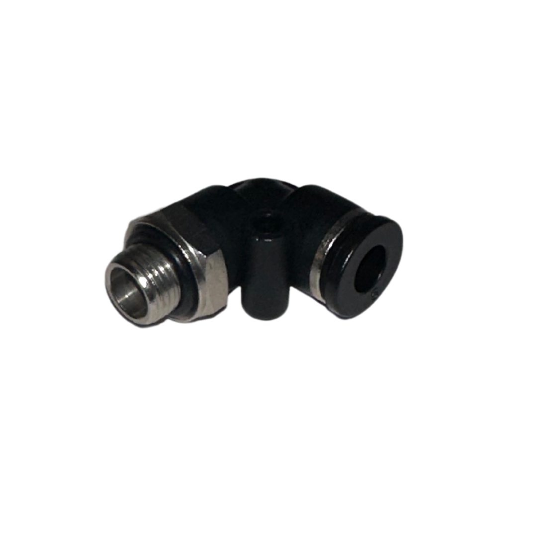 Outlet Elbow Fitting BSPT 1/8 - 6mm Tube Push Fitting