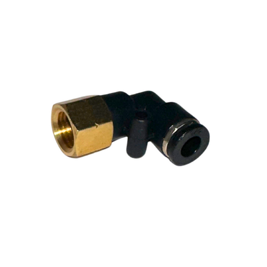 Outlet Elbow 7/16 UNF-20 - 6mm Tube Push Fitting