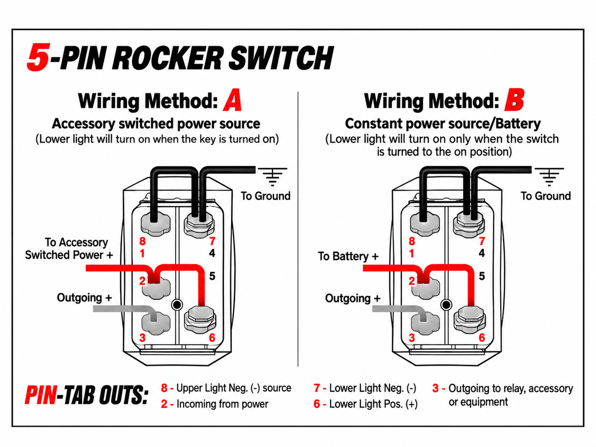 Rear Diff Lock Switch
