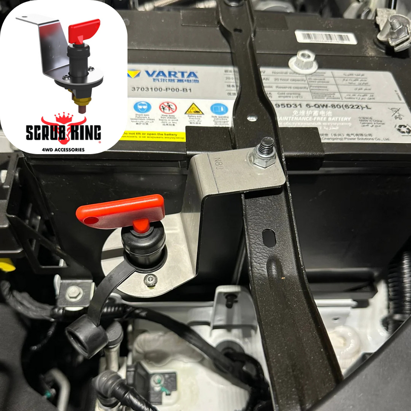 2019-2024 GWM Cannon 12V Winch/Battery Isolator Switch & Mount