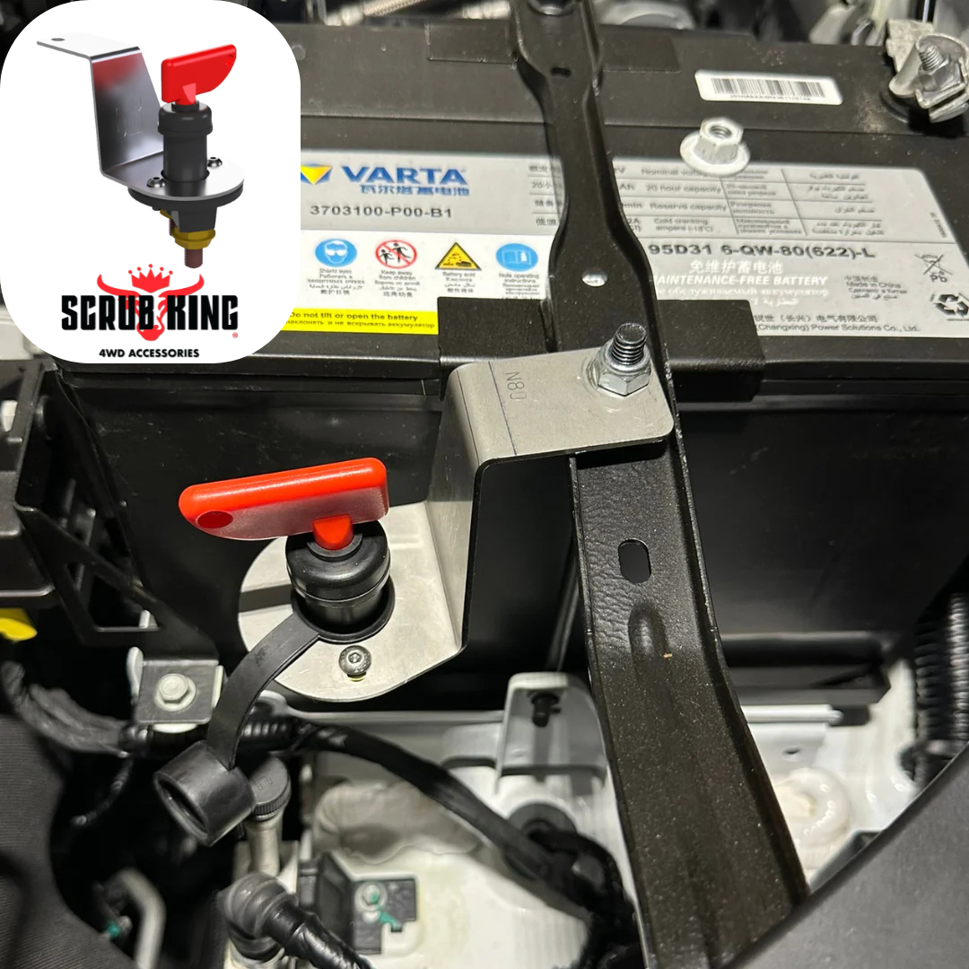 2019-2024 GWM Cannon 12V Winch/Battery Isolator Switch & Mount