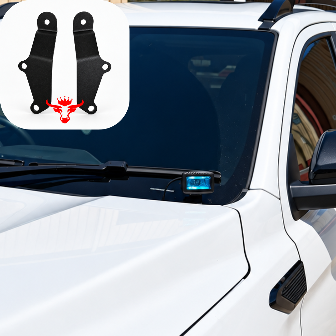JAC T9 Bonnet Hinge Ditch Light Bracket Pair