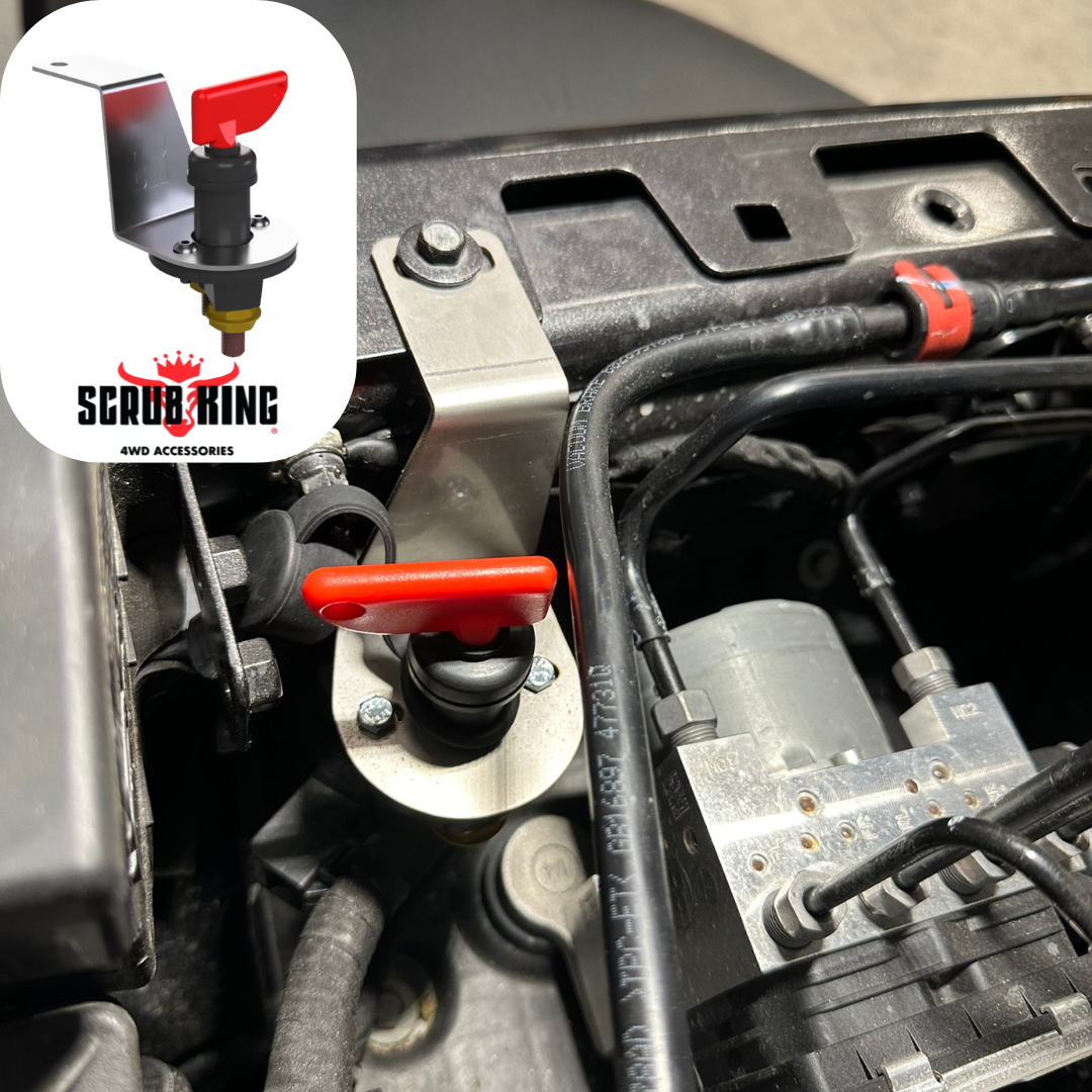 2019-2024 Jeep Gladiator 12V Winch/Battery Isolator Switch & Mount