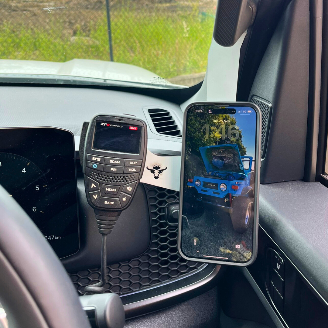 KIA Tasman Phone and UHF Mount