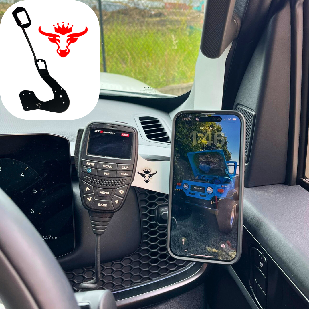 KIA Tasman Phone and UHF Mount