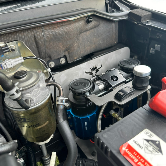 Mitsubishi Pajero NM-NX Onboard Air Compressor Mount (Engine Bay)