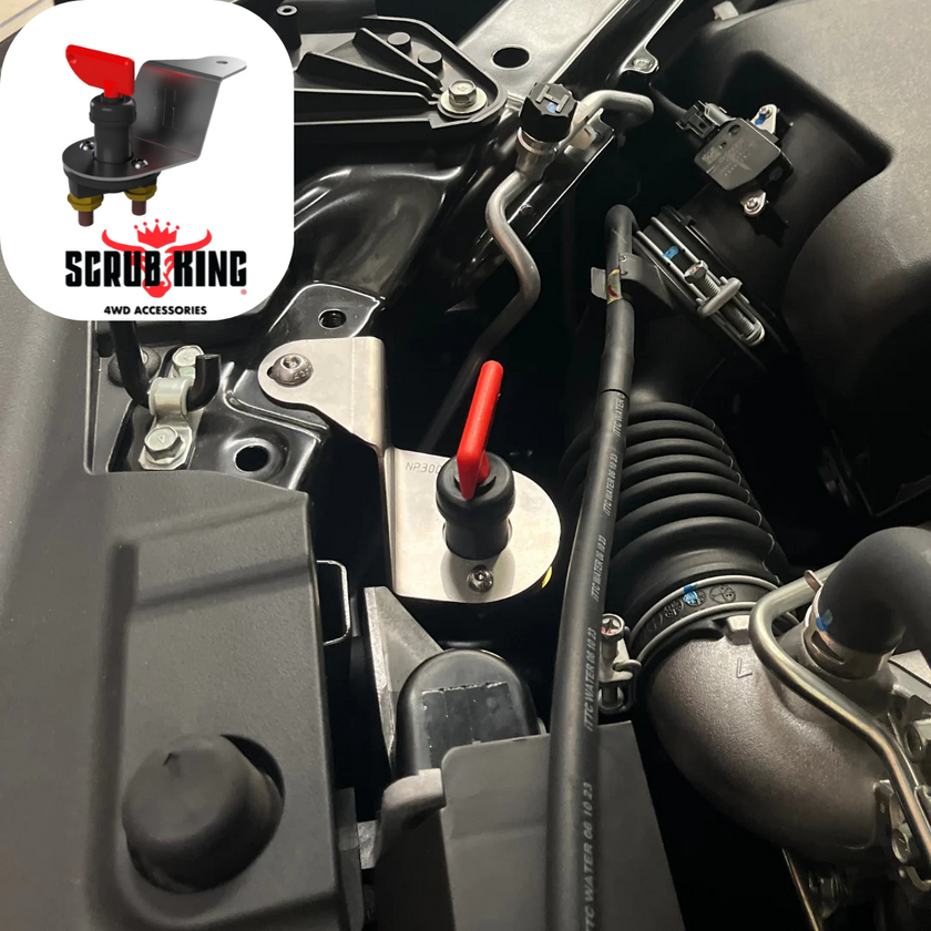 2022-2025 Mitsubishi Pajero Sport 12V Winch/Battery Isolator Switch & Mount