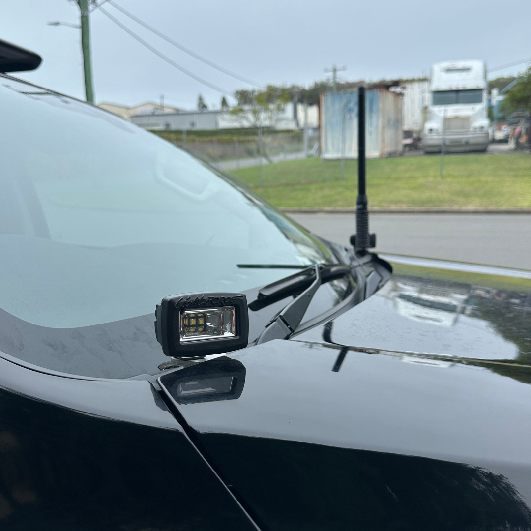 2022-2024 Mitsubishi Pajero Sport Bonnet Hinge Ditch Light Bracket Pair
