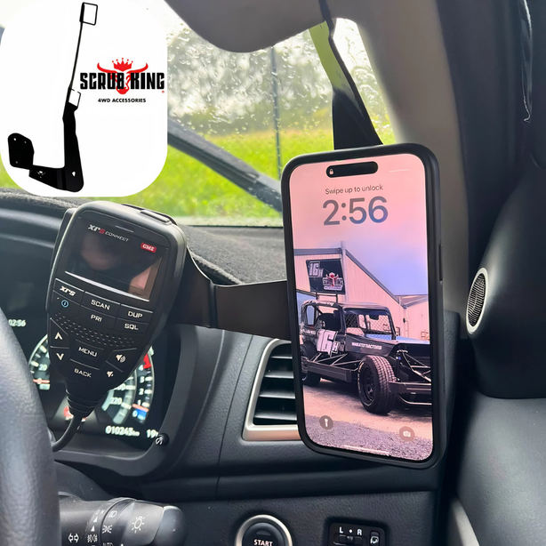 2015-2021 Mitsubishi Pajero Sport Phone and UHF Mount