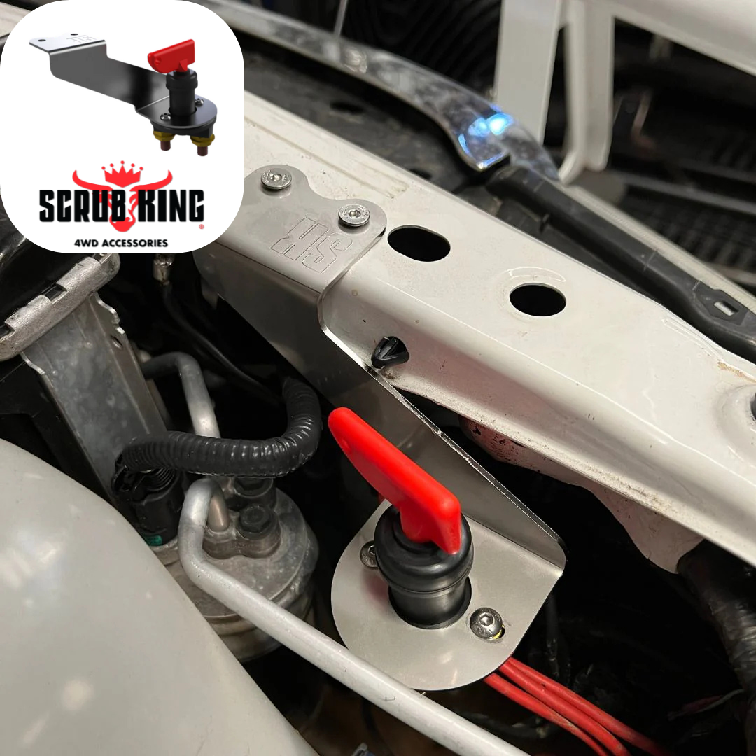1997-2016 Nissan GU Patrol 12V Winch/Battery Isolator Switch & Mount