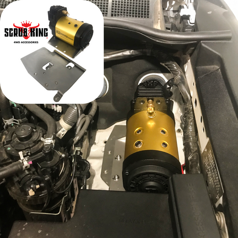 2015-2025 N80 Toyota Hilux TJM Onboard Air Compressor Mount (Engine Bay)
