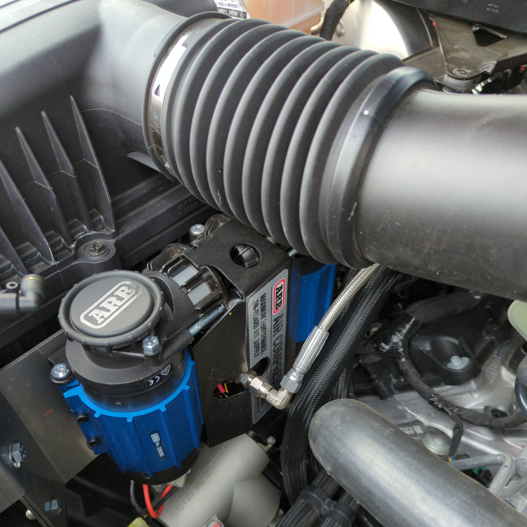 Dodge Ram 1500 Laramie Onboard Air Compressor Mount