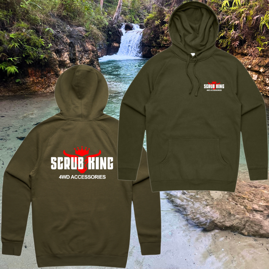 Scrub King Army Green Hoodie