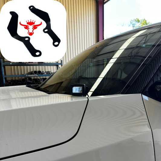 MG U9 Bonnet Hinge Ditch Light Bracket Pair