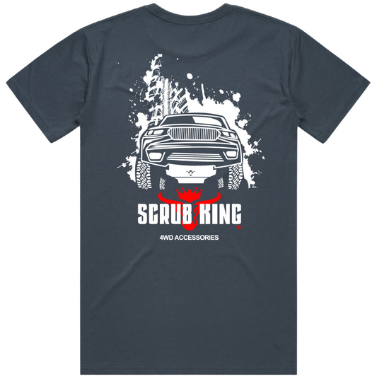 Scrub King Logo Petrol Blue T-Shirt
