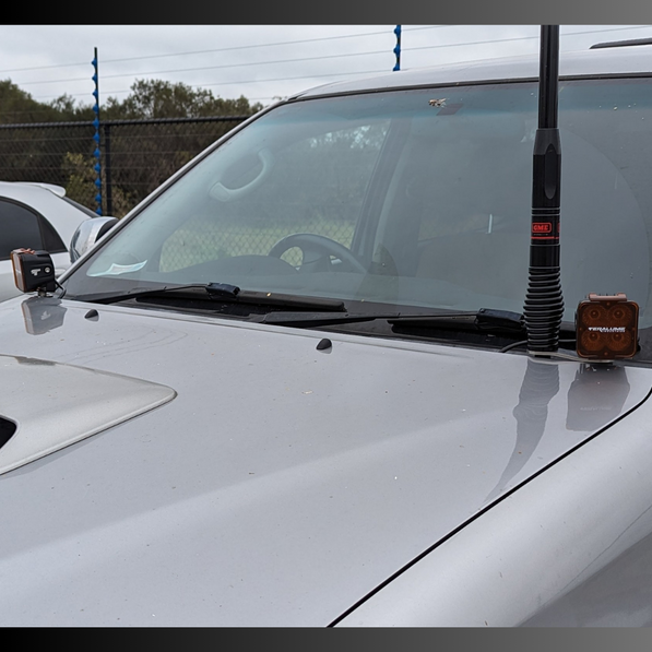 Toyota Hilux N70 Bonnet Hinge Ditch Light Bracket Pair
