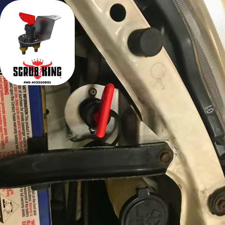 2005-2014 Toyota Hilux N70 12V Winch/Battery Isolator Switch & Mount