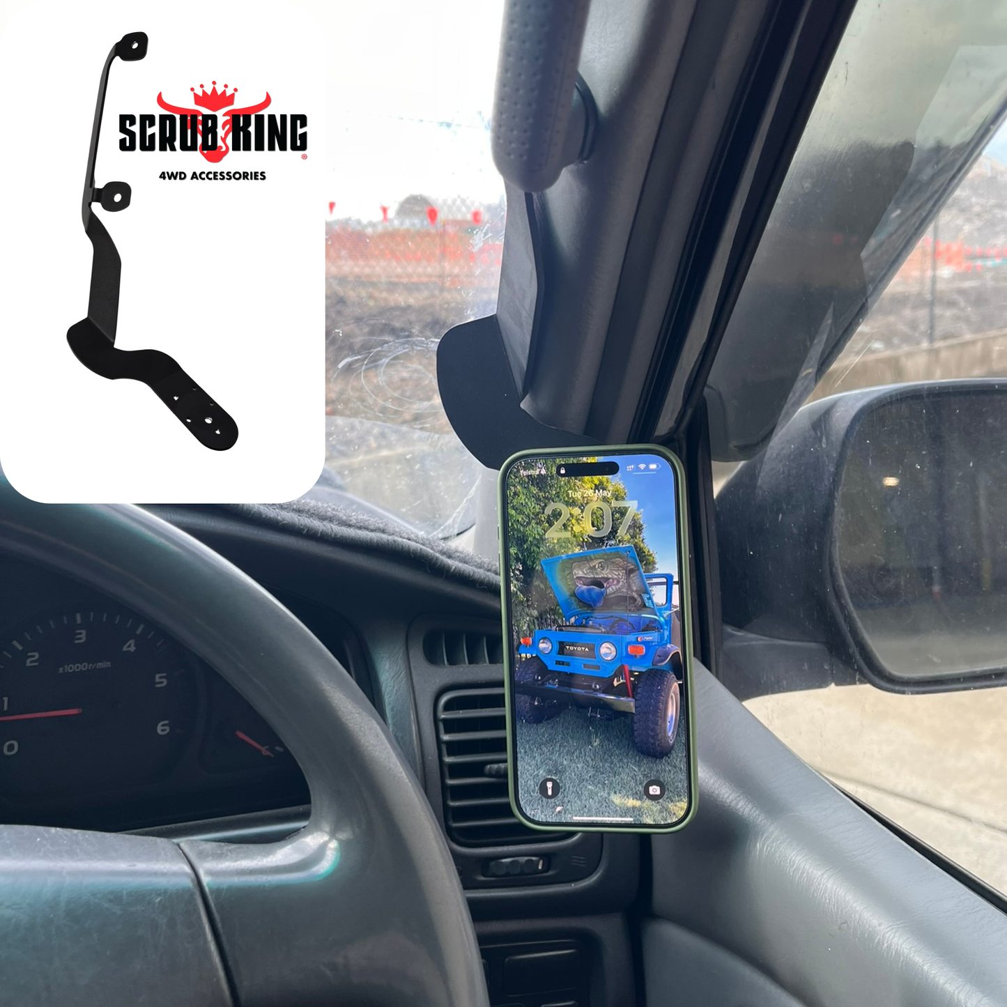 Toyota Land Cruiser 105 Series Phone Mount