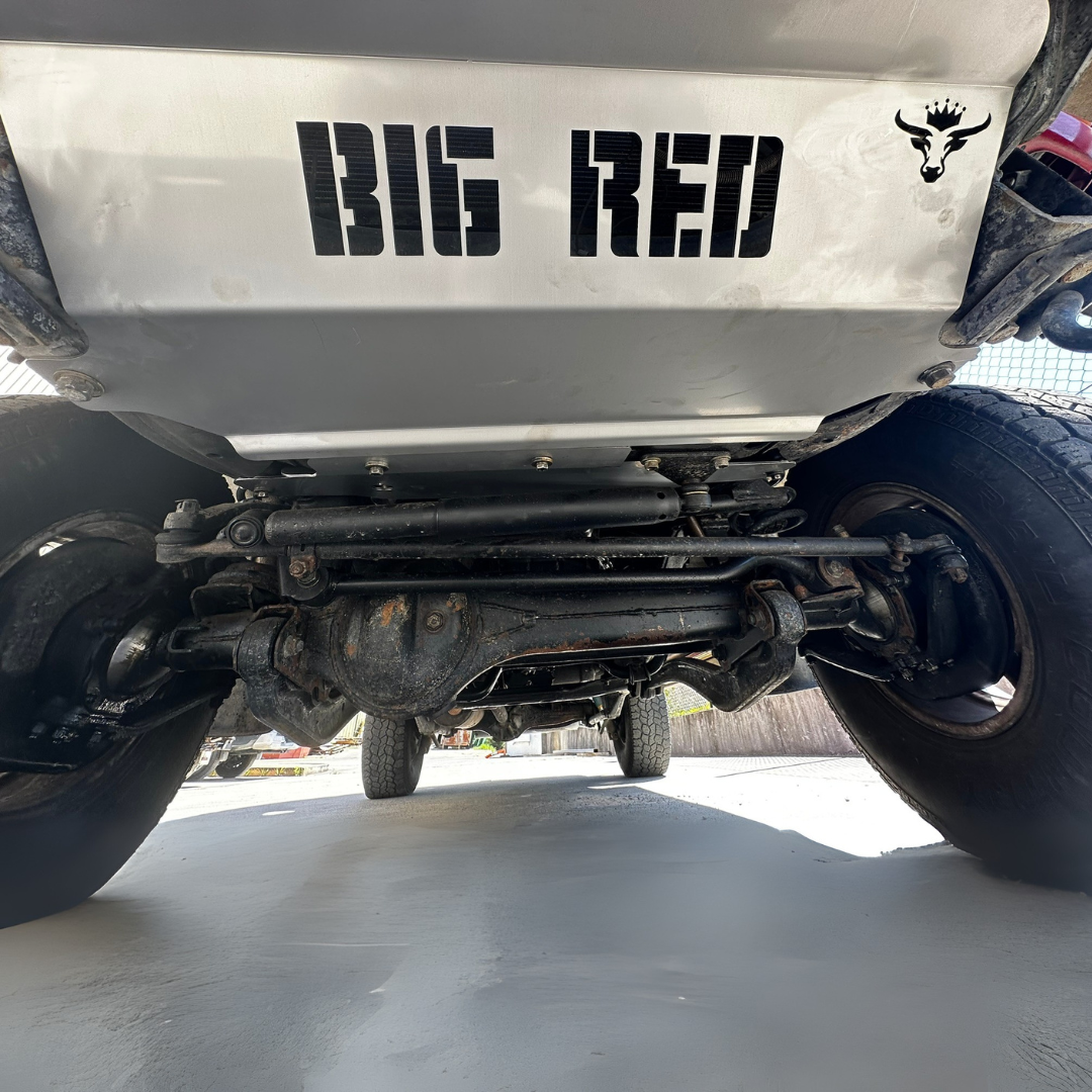 Toyota Land Cruiser 80 Series 6mm Aluminium Front Bash Plate