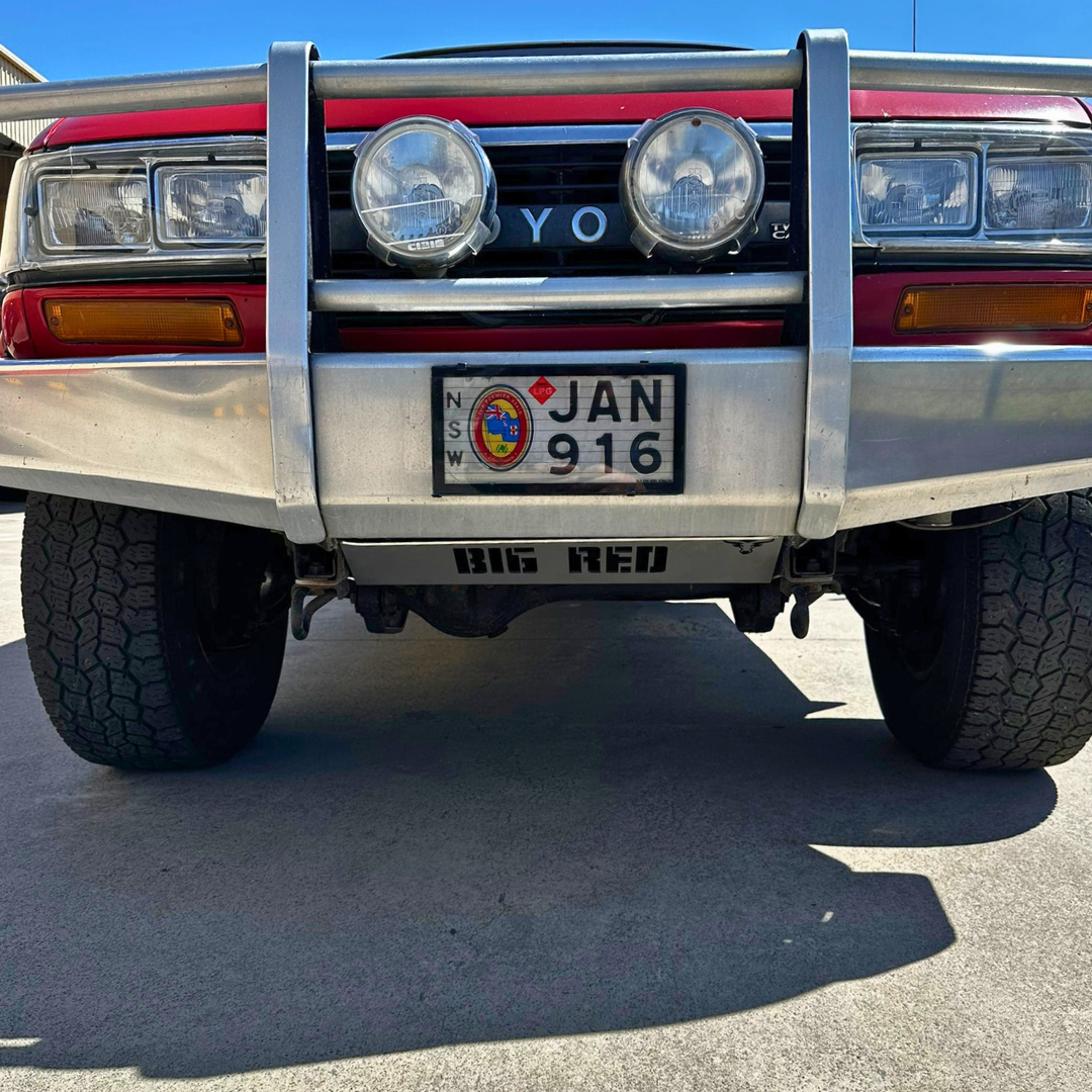 Toyota Land Cruiser 80 Series 6mm Aluminium Front Bash Plate