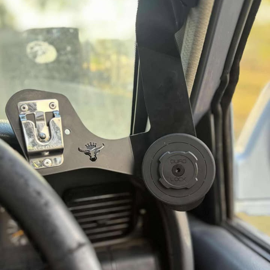 Toyota Land Cruiser 80 Series Phone and UHF Mount