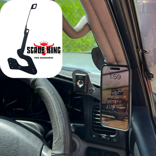 Toyota Land Cruiser 100 Series Phone and UHF Mount