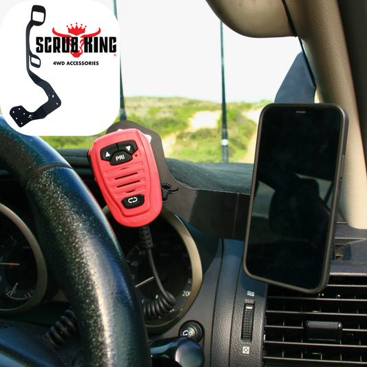 Toyota Prado 150 Phone and UHF Mount