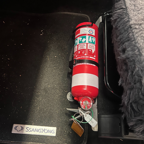 2019-2025 SsangYong Musso Fire Extinguisher Bracket