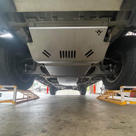 2000-2021 Mitsubishi Pajero 4mm Stainless Steel Front, Sump, Transmission & Transfer Case Bash Plates