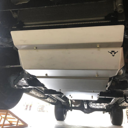 2005-2015 Toyota Hilux - 3mm Stainless Steel: Front, Sump and Transmission Bash Plates