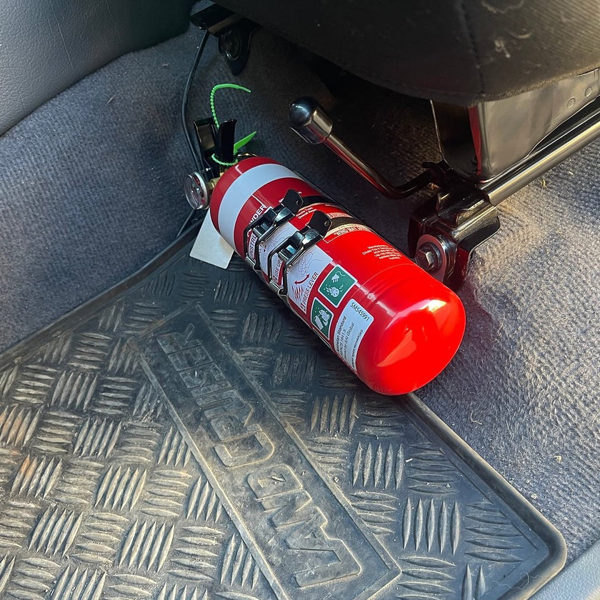 Toyota Landcruiser 70 series Fire Extinguisher Bracket