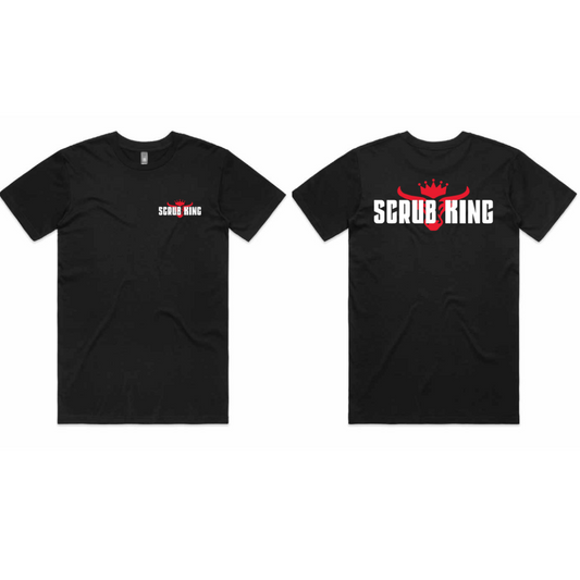 Scrub King Logo Black T-Shirt