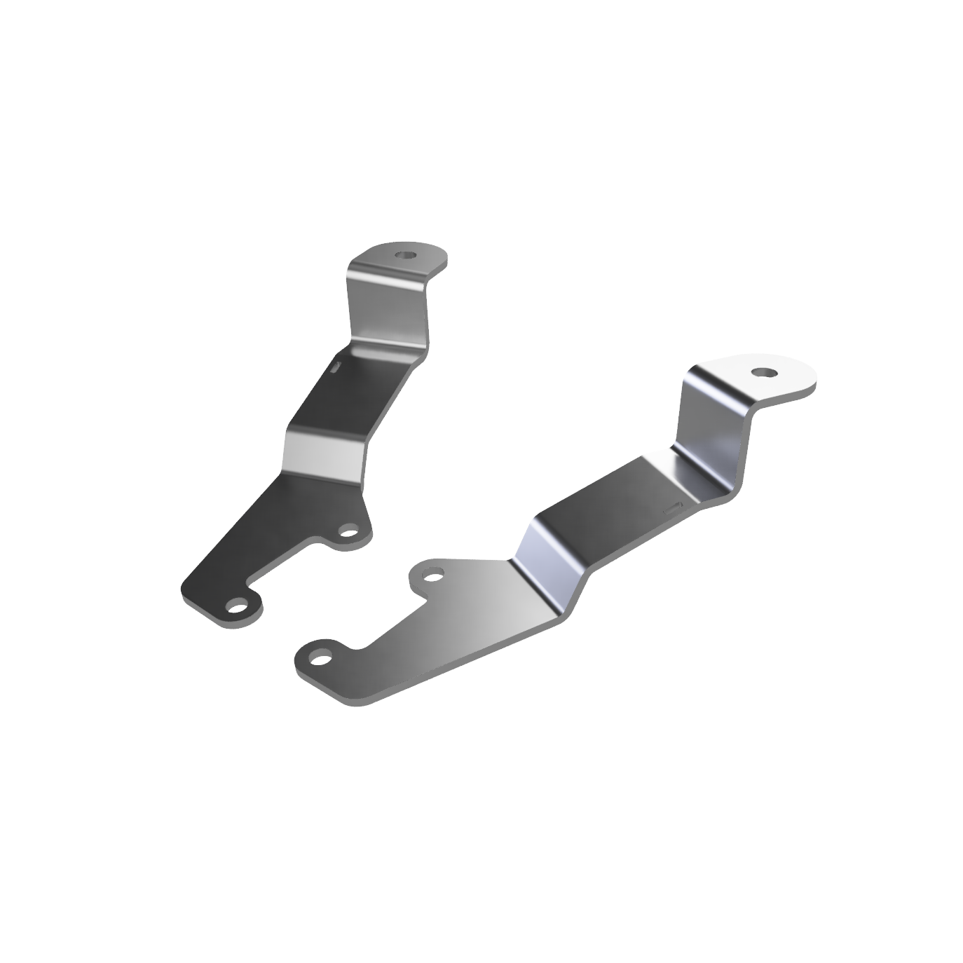 2012-2020 Isuzu D-MAX Bonnet Hinge Ditch Light Bracket Pair