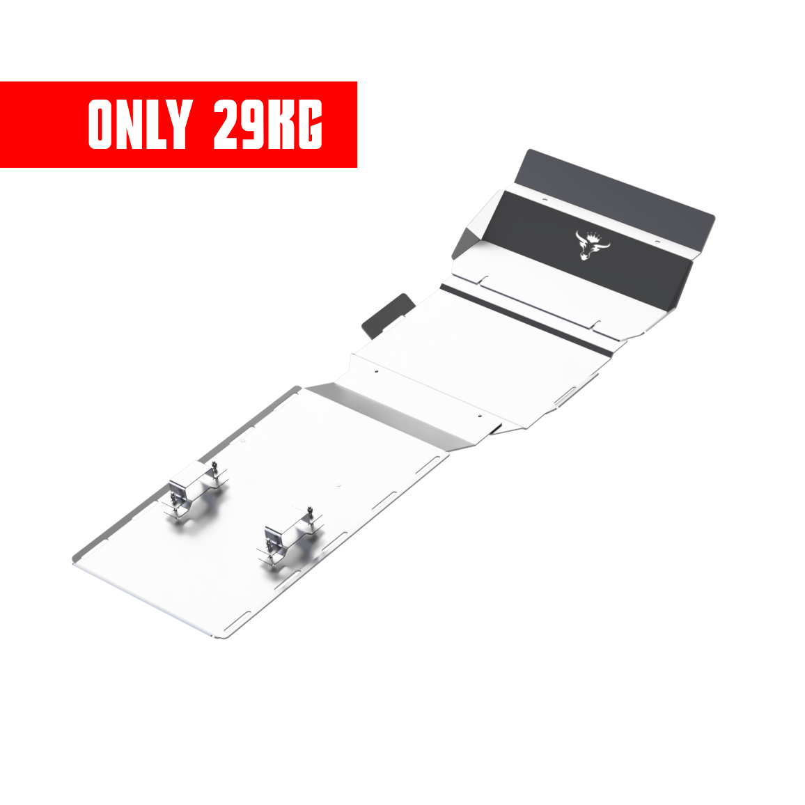 2015-2023 Toyota Hilux N80 3mm Stainless Steel - Front, Sump and Transmission Bash Plates