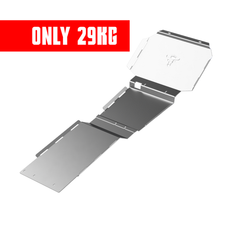 2012-2020 Mazda BT-50 3mm Stainless Steel - Front, Sump and Transmission Bash Plates