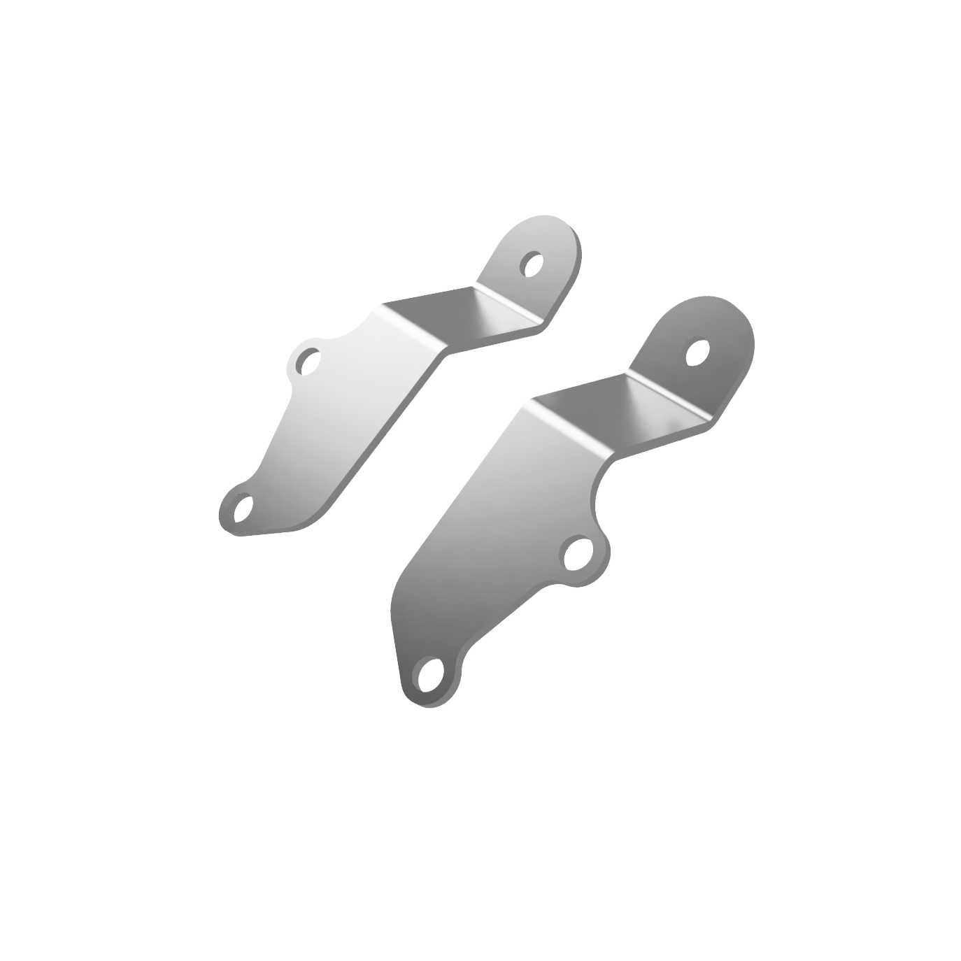 2015-2025 Toyota Fortuner Bonnet Hinge Ditch Light Bracket Pair