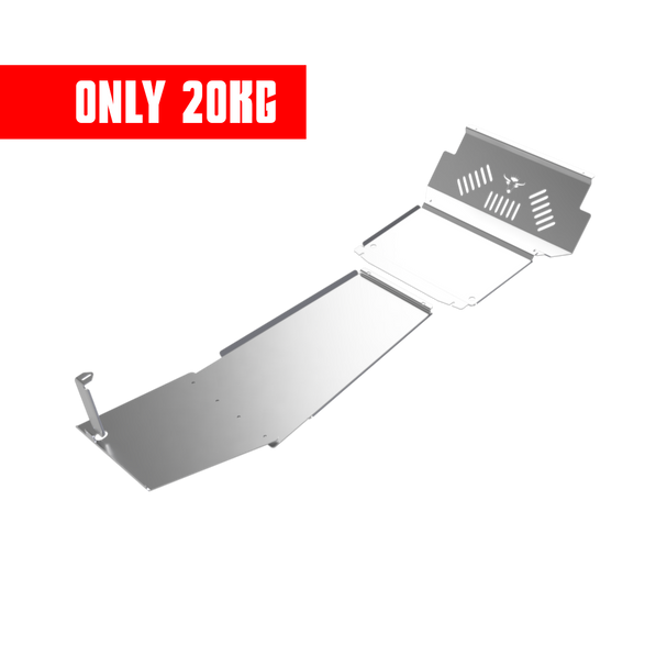 2000-2021 Mitsubishi Pajero 6mm Aluminium Front, Sump, Transmission & Transfer Case
